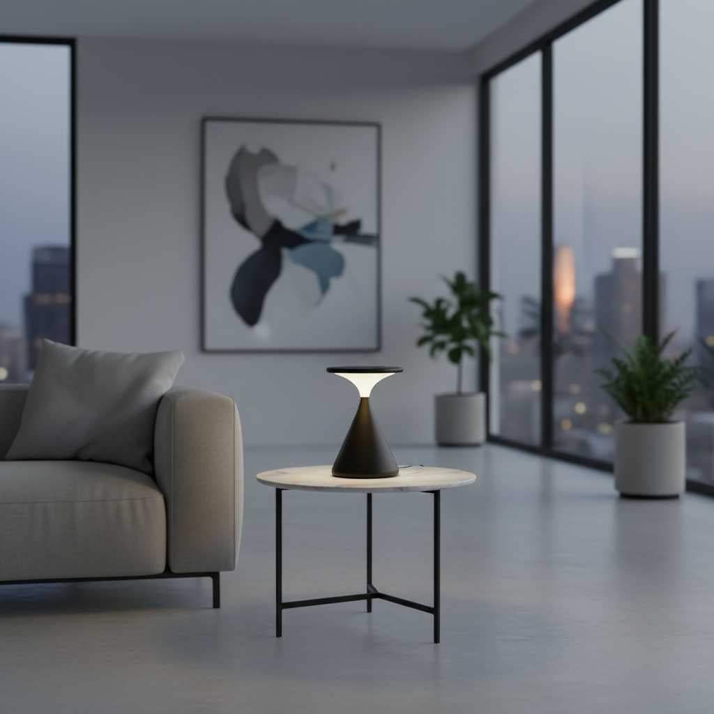 Aeron Hourglass | Kabellose Tischlampe