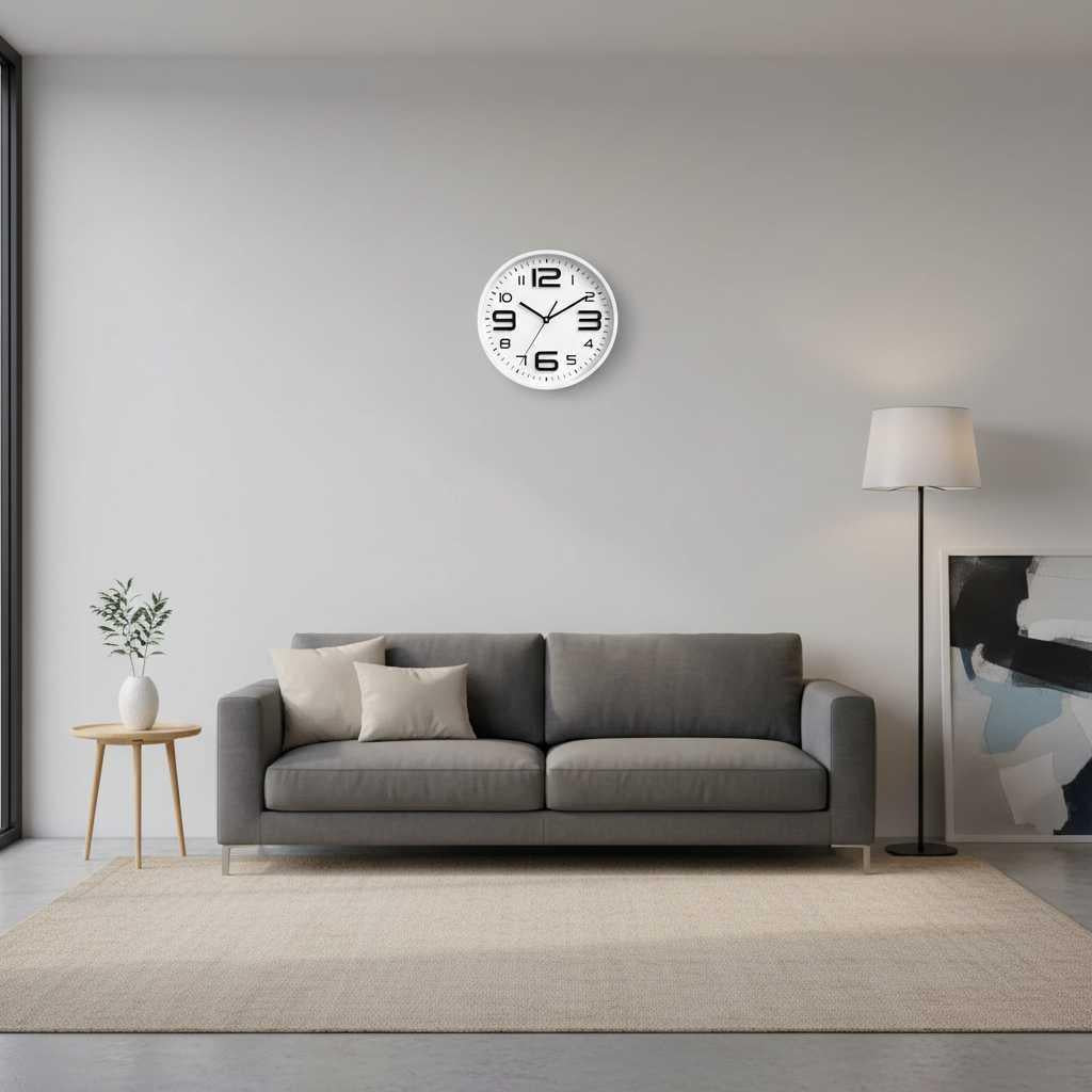 Bunte Designer-Wanduhr | Kinderzimmer Dekoration 30 cm