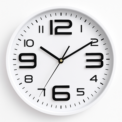 Bunte Designer-Wanduhr | Kinderzimmer Dekoration 30 cm 0