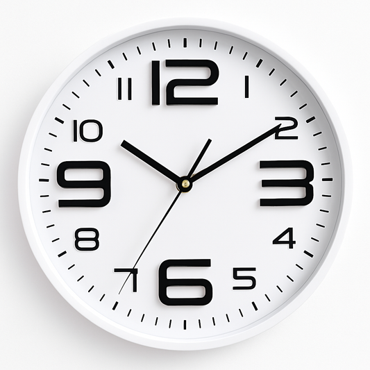 Bunte Designer-Wanduhr | Kinderzimmer Dekoration 30 cm 0
