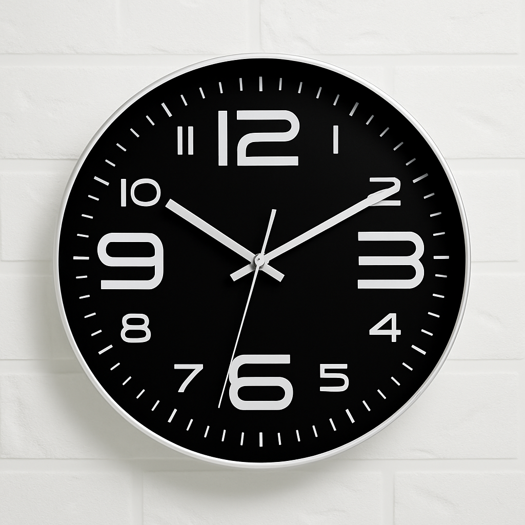 Bunte Designer-Wanduhr | Kinderzimmer Dekoration 30 cm 3
