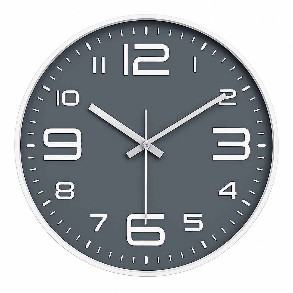 Bunte Designer-Wanduhr | Kinderzimmer Dekoration 30 cm 5