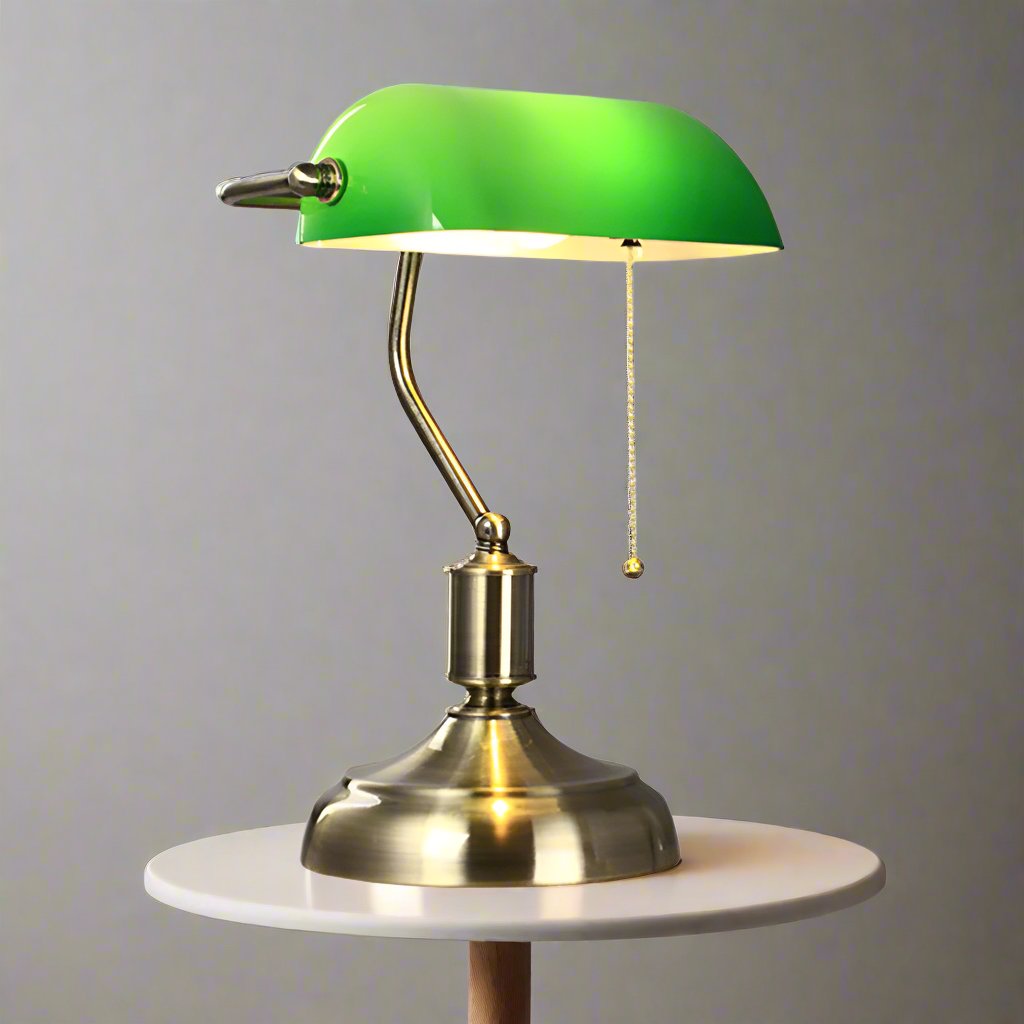 Glas Tischlampe | Europäische Tischleuchte für Wohnzimmer 0