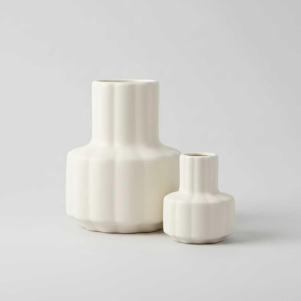 Moderne Blumenvase | Nordisches Dekor für Zuhause