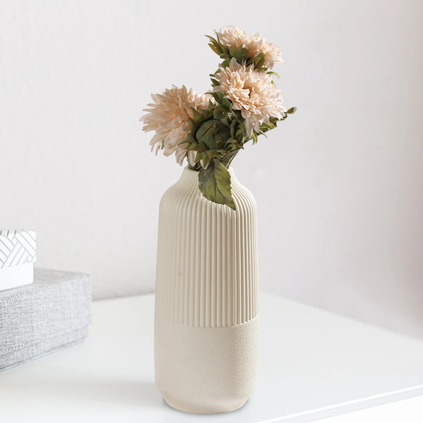 Moderne Blumenvase | Nordisches Dekor für Zuhause 4