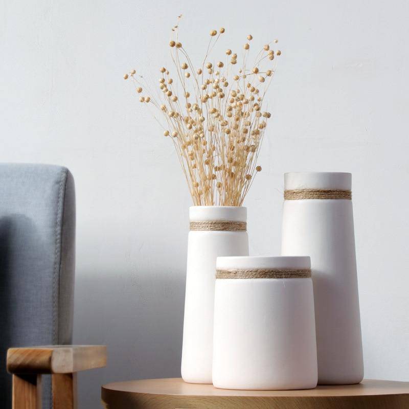 Moderne Keramikvase | Japanischer Künstlerstil Tischvase 2