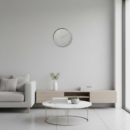 Moderne Runde Wanduhr 30 cm | Kreative Wanddekoration