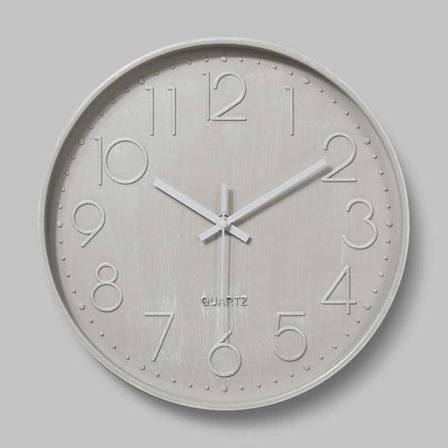Moderne Runde Wanduhr 30 cm | Kreative Wanddekoration 0