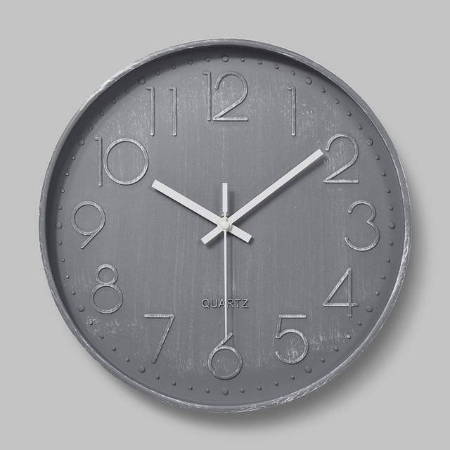 Moderne Runde Wanduhr 30 cm | Kreative Wanddekoration 5
